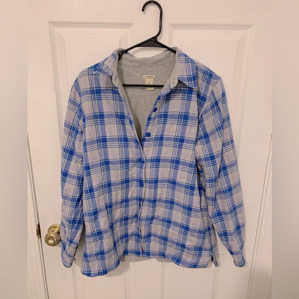 L.L.Bean Lined Fleece Flannel 🥾